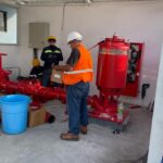 Montaje de sistema de alarmas contra incendios – Hospital